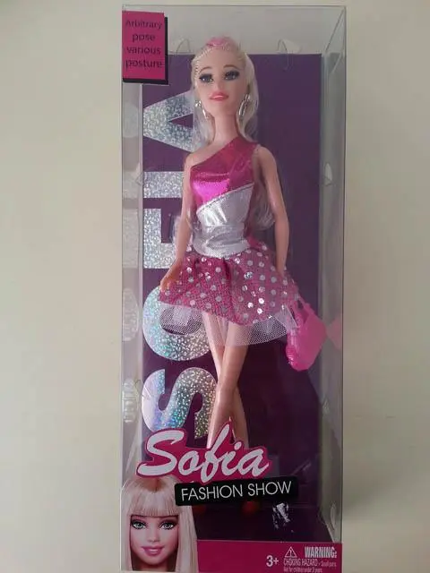 Foto do aviso oficial: Wiky Sofia, Fashion Show Boneca de plástico — risco: Químico