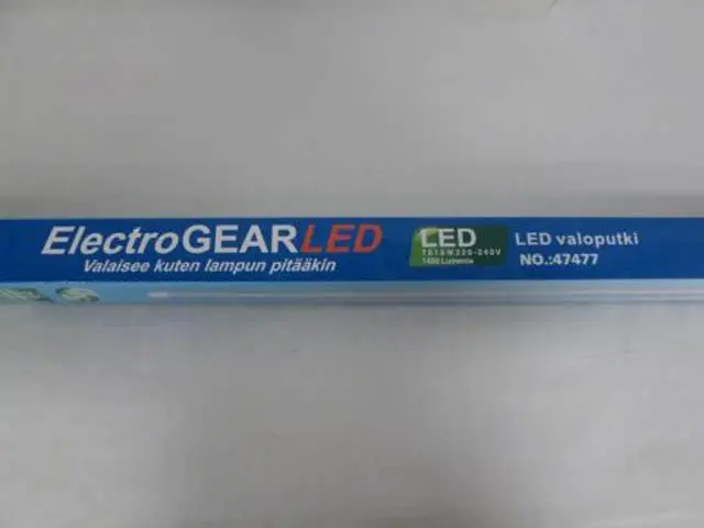 Photo de l’avis officiel: Electrogear LED Valoputki Tube LED — risque: Choc électrique