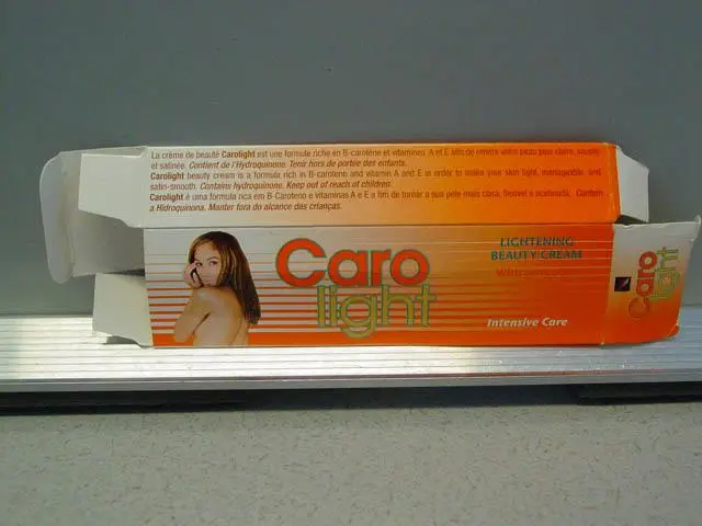 Photo de l’avis officiel: Caro Light Lightening Beauty Cream Produit d’éclaircissement de la peau — risque: Risque chimique (A12/1391/14)