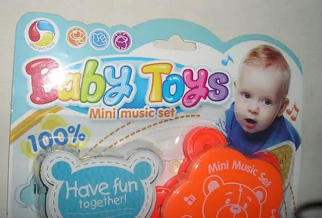 Photo de l’avis officiel: QING XING TOYS Baby Toys Mini Music Set Ensemble d’instruments de musique — risque: Étouffement