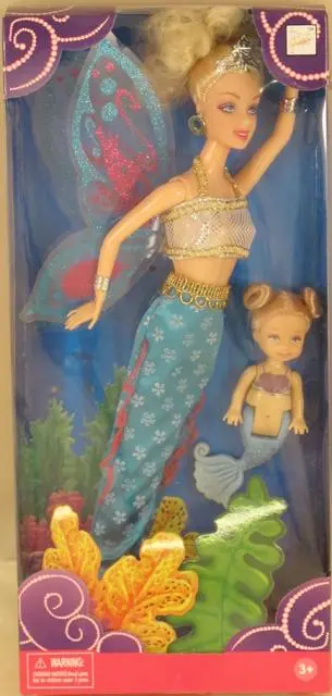Photo de l’avis officiel: Sikaly Beauteous Mermaid Princess Ensemble de poupées en plastique — risque: Risque chimique