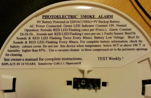 Foto dell’avviso ufficiale: PowerFern Fire Alarm Rilevatore di fumo — rischio: Incendio