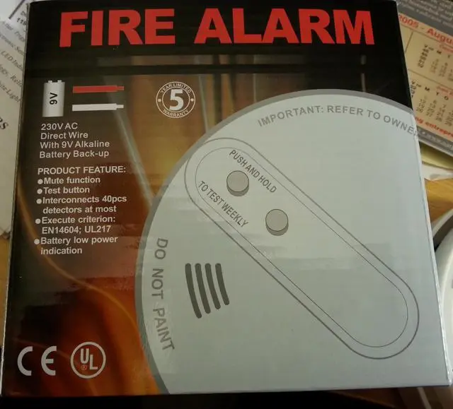 Foto dell’avviso ufficiale: PowerFern Fire Alarm Rilevatore di fumo — rischio: Incendio