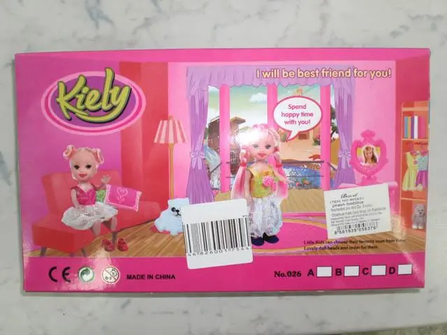 Foto do aviso oficial: Kiely Boneca de plástico — risco: Químico