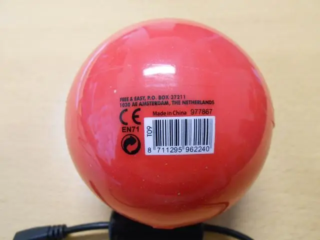 Foto dell’avviso ufficiale: Free &amp; Easy Palla di plastica — rischio: Rischio chimico