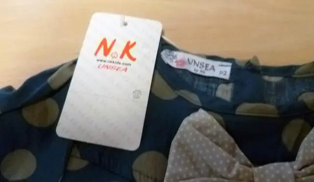 Foto uit de officiële melding: Unsea Kinderkleding set — risico: Verwurging