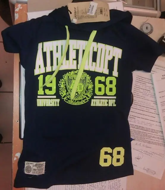 Foto uit de officiële melding: Playback Kinder T-shirt — risico: Verwurging