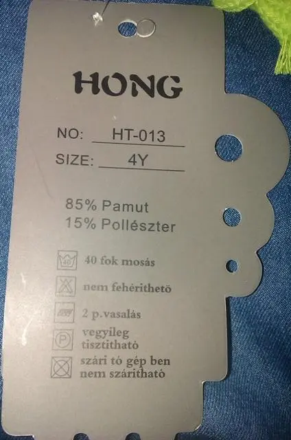 Foto uit de officiële melding: Hong Kinderbroeken — risico: Verwonding