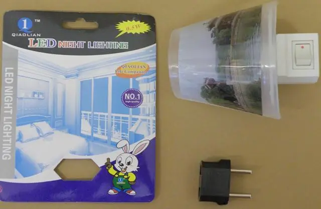 Photo de l’avis officiel: Qiaolian LED Night Lighting Lumière de nuit — risque: Choc électrique & Incendie