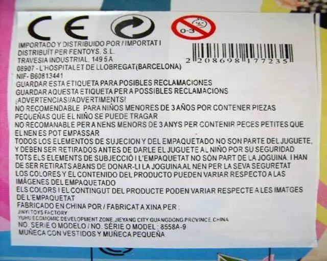 Photo de l’avis officiel: Girls Briskness Ensemble de poupées avec accessoires — risque: Risque chimique