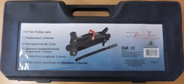 Photo de l’avis officiel: Rautakesko 2 Ton Trolley Jack — risque: Blessures