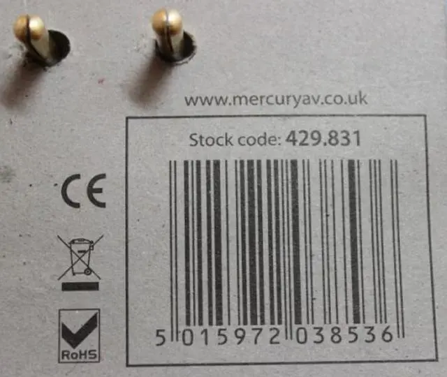Photo de l’avis officiel: Mercury UK to Europe Travel Adaptor Adaptateur de prise de voyage — risque: Choc électrique