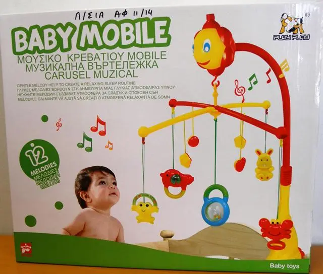 Photo de l’avis officiel: PlayPlay Baby Mobile Jouet de lit d’enfant musical — risque: Étouffement