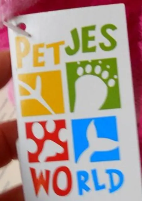 Photo from the official notice: petjes world soft toy monkey — choking risk