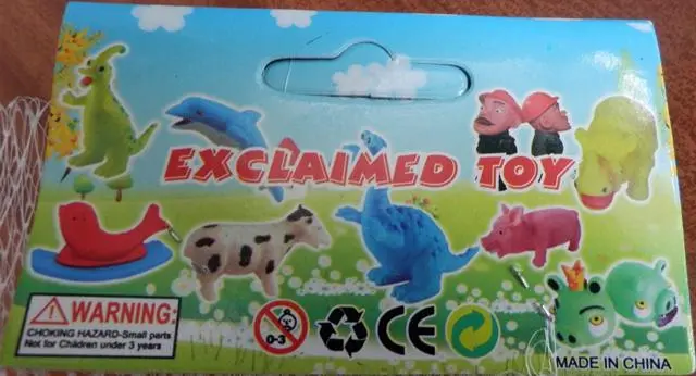 Photo de l’avis officiel: EXCLAIMED TOY Jouet pressé — risque: Risque chimique