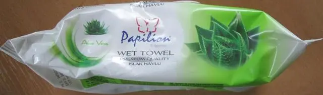 Photo de l’avis officiel: Papilion Wet towel Lingettes humides — risque: Risque chimique