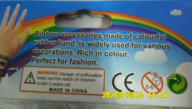Foto dell’avviso ufficiale: Colourful Accessories -  Endless Flexible Charms per bande di telai — rischio: Rischio chimico