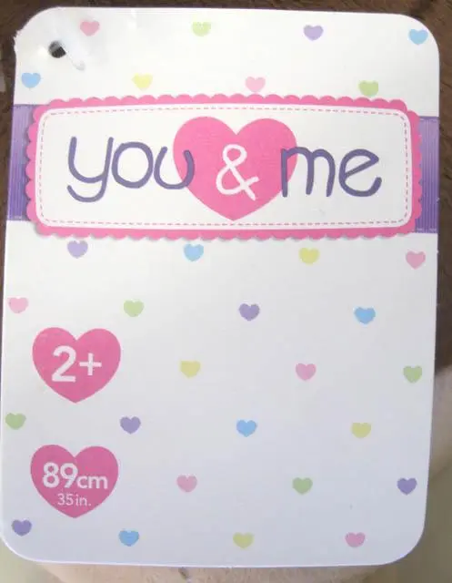 Foto do aviso oficial: You &amp; Me Dance With Me Ballerina Boneca macia da bailarina — risco: Engasgamento