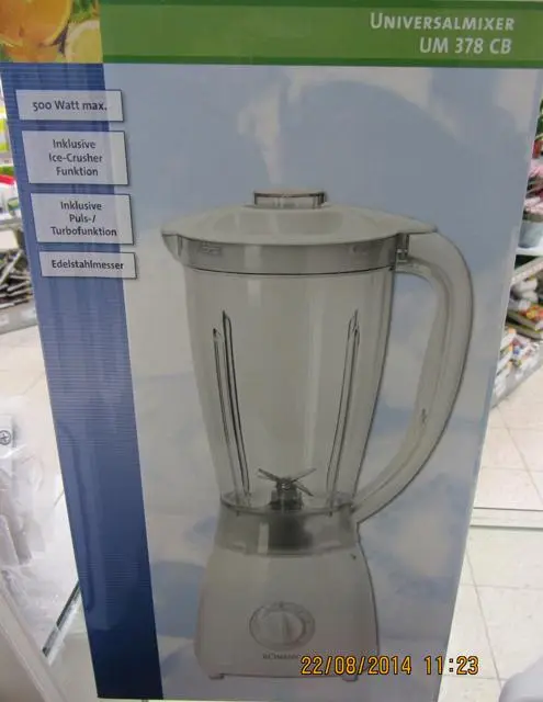 Photo de l’avis officiel: BOMANN Universal Mixer Mélangeur — risque: Choc électrique
