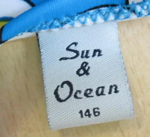 Photo de l’avis officiel: Sun &amp; Ocean Bikini des filles — risque: Blessures & Etranglement (A12/1859/14)