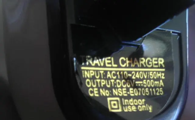 Photo de l’avis officiel: Para Cargador 4G 4S Accesories Chargeur de téléphone portable — risque: Choc électrique
