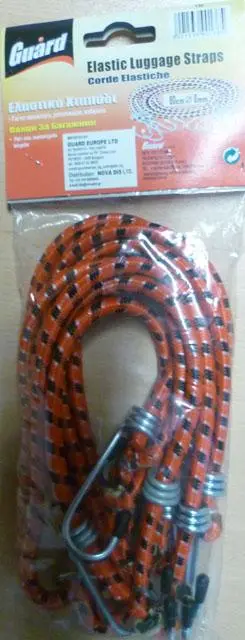Photo de l’avis officiel: Guard Elastic straps Sangles élastiques à bagages — risque: Blessures