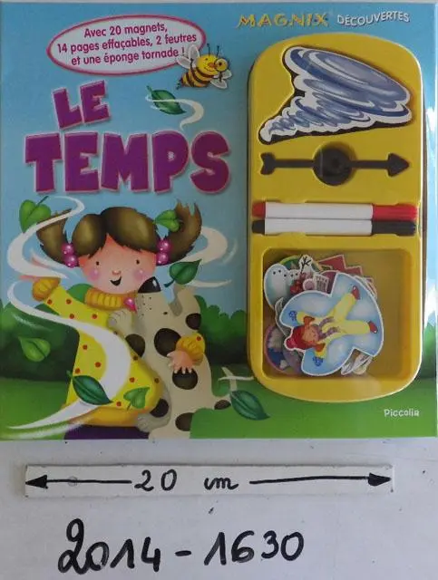 Photo de l’avis officiel: MAGNIX - Editions PICCOLIA Les Cinq Sens; Le Temps Livre de jouets — risque: Risque chimique