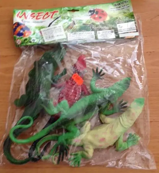 Foto dell’avviso ufficiale: Insect Giocattoli di plastica — rischio: Rischio chimico