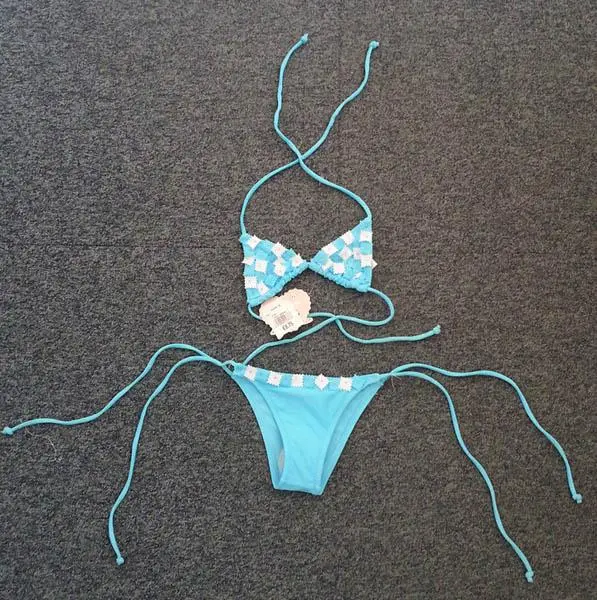 Foto dell’avviso ufficiale: Power Flower Bikini per ragazze — rischio: Lesioni & Strangolamento (A12/2040/14)