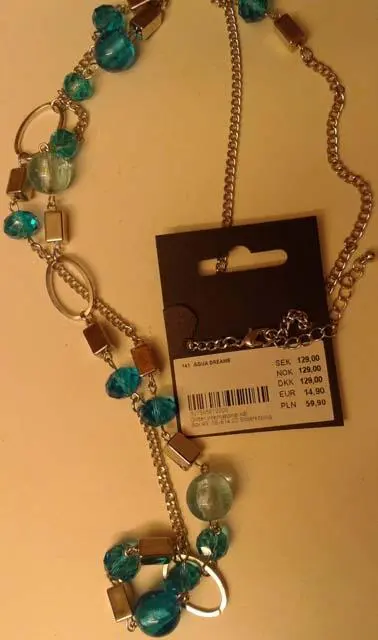 Photo de l’avis officiel: Glitter 141 Aqua dreams Collier — risque: Risque chimique