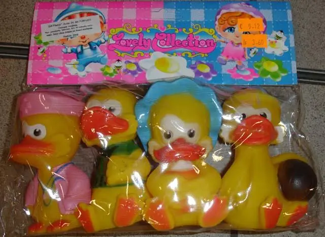 Photo de l’avis officiel: Lovely Collection Canards en plastique — risque: Risque chimique