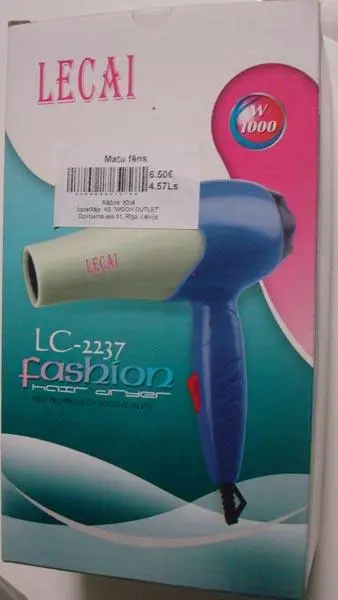 Photo de l’avis officiel: LECAI Fashion Hair Dryer Sèche-cheveux — risque: Brûlures & Choc électrique