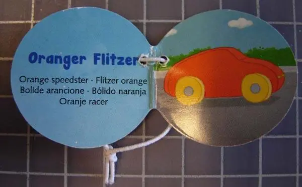 Zdjęcie z oficjalnego zgłoszenia: Die Spiegelburg Mein bunter Flitzer ('My Colourful Racer') Drewniany samochód zabawkowy — ryzyko: Chemiczne