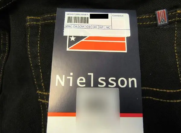 Photo de l’avis officiel: Nielsson H stockport Jeans — risque: Risque chimique