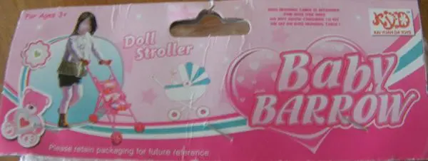 Photo de l’avis officiel: KYD (KAI YUAN DA TOYS) Baby Barrow Poussette jouet — risque: Blessures