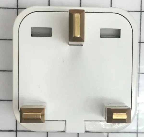 Photo from the official notice: WD travel plug adaptor — electric shock & fire risk