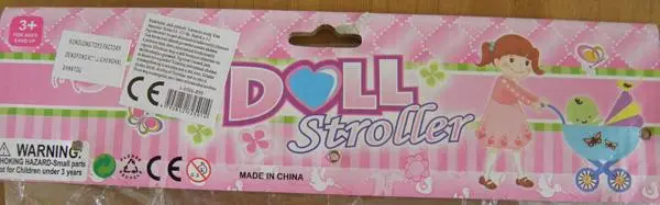 Photo de l’avis officiel: Doll Stroller Tutulove Baby doll Jouet chaise haute — risque: Blessures