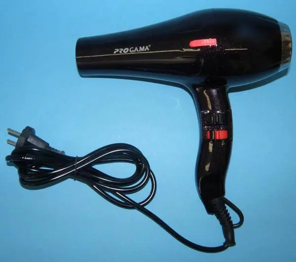 Photo from the official notice: PROGA.MA Professional Hair Dryer hairdryer — burns & electric shock risk (A12/1781/18)