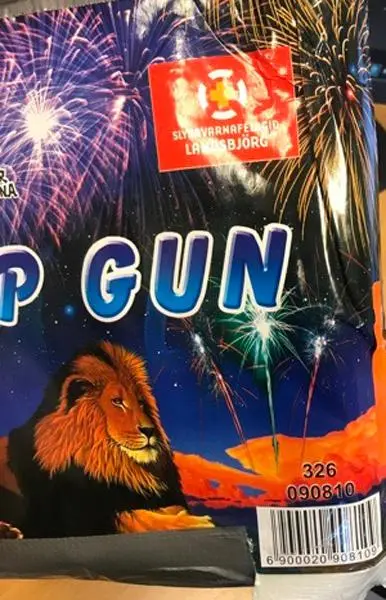 Photo de l’avis officiel: Slysavarnarfélagið Landsbjörg Top Gun Feux d’artifice — risque: Brûlures