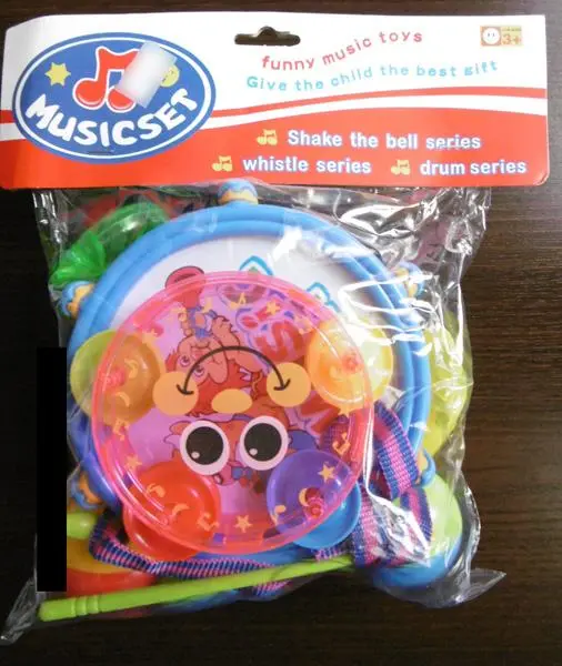 Foto aus der offiziellen Meldung: Music Set Musikinstrumente — Risiko: Ersticken & Schnittwunden