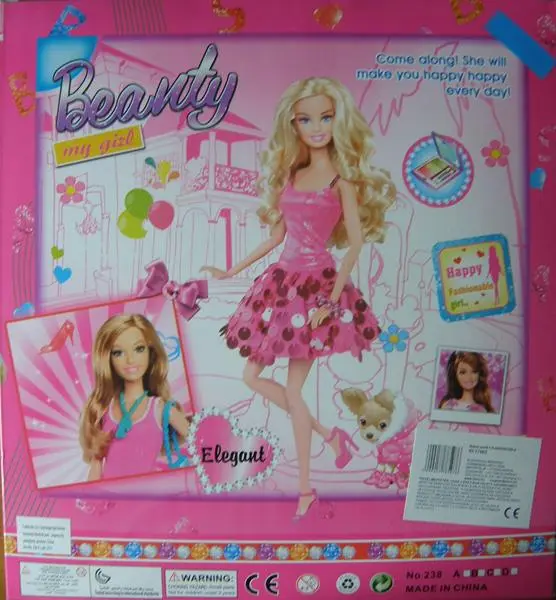 Foto do aviso oficial: Melody Beauty my girl Boneca de plástico com acessórios — risco: Químico