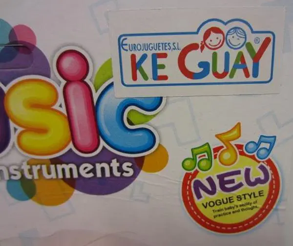 Foto do aviso oficial: KeGuay "Music" Xilofone de brinquedo — risco: Engasgamento