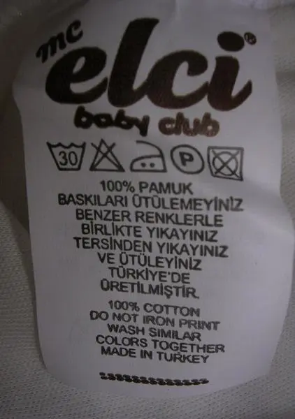 Foto aus der offiziellen Meldung: ELCI Baby Strampler Anzug — Risiko: Ersticken