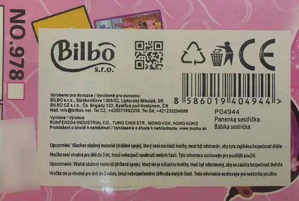 Photo de l’avis officiel: Doc McStuffins Poupée en plastique — risque: Risque chimique