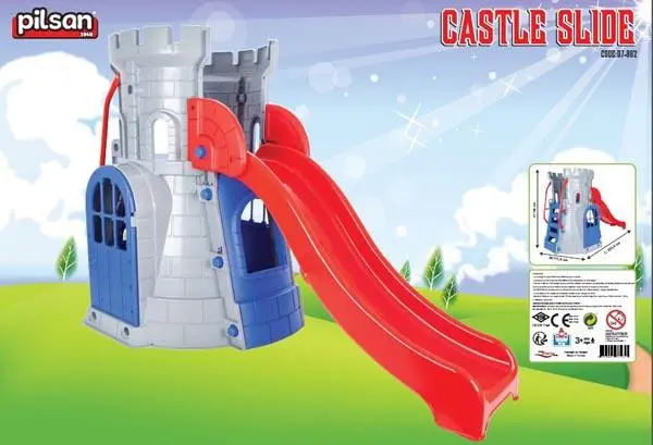Foto dell’avviso ufficiale: PILSAN CASTLE SLIDE Giocattolo esterno — castello con scivolo — rischio: Rischio chimico
