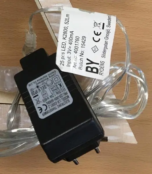 Foto do aviso oficial: ByRydéns Bordslampa Gran Angel Lâmpada elétrica — risco: Ambiente