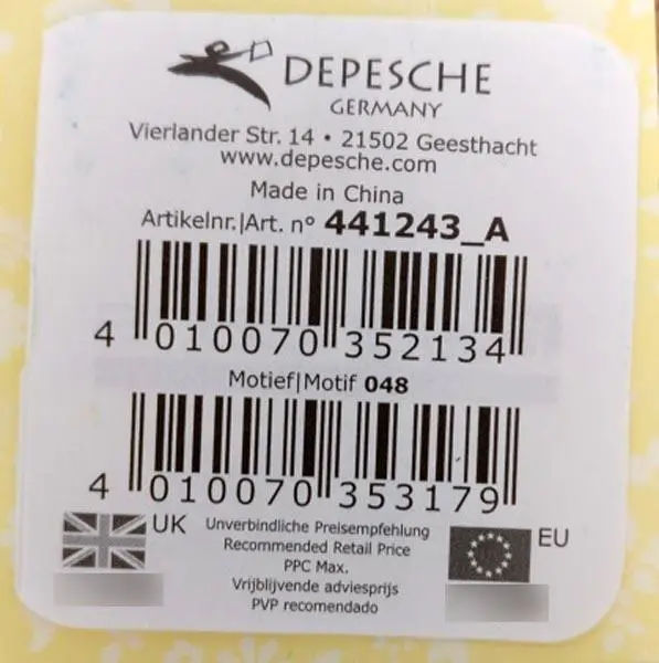 Foto dell’avviso ufficiale: Depesche Candele Tealight — rischio: Incendio