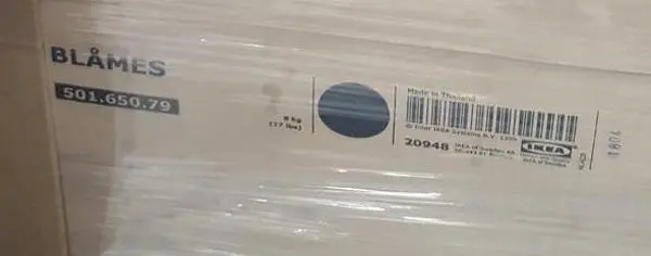 Photo de l’avis officiel: Ikea BLÅMES Chaise haute — risque: Blessures