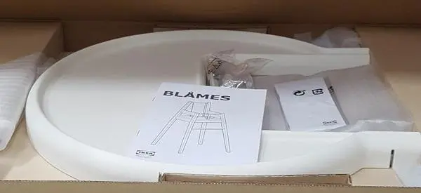 Photo de l’avis officiel: Ikea BLÅMES Chaise haute — risque: Blessures