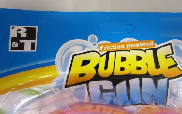Photo from the official notice: Rama Trittón Bubble Guns — choking risk